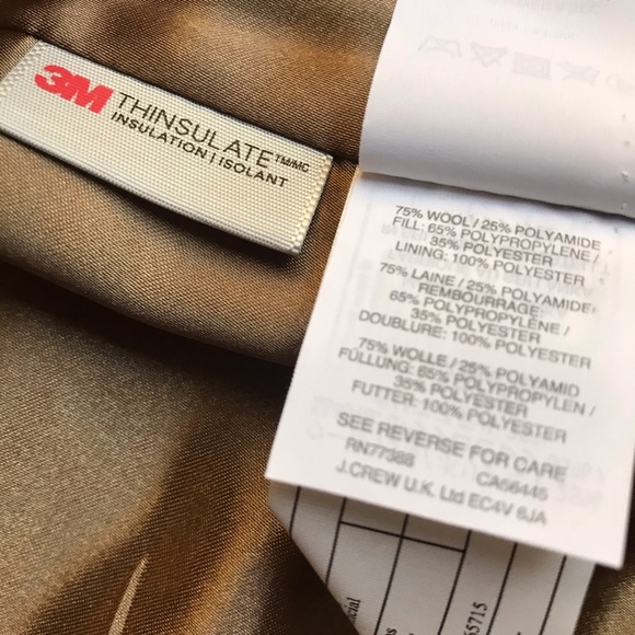 NWT. JCrew Lady Day Coat with Thinsulate - Picture 6 of 8